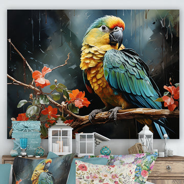 Parrot Verdant Melody - Parrot Wall Art Prints